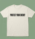Oversized T-Shirt - "PROTECT YOUR ENERGY" (Retro Vintage Edition)